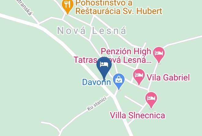 Poprad - Pension Alex High Tatras Maps