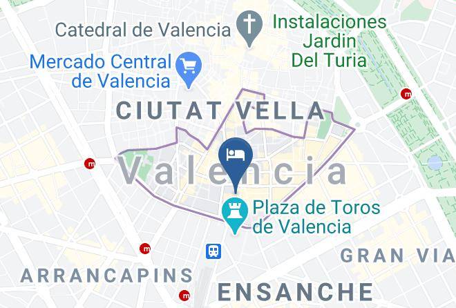 Valencia - Pension Alicante Maps