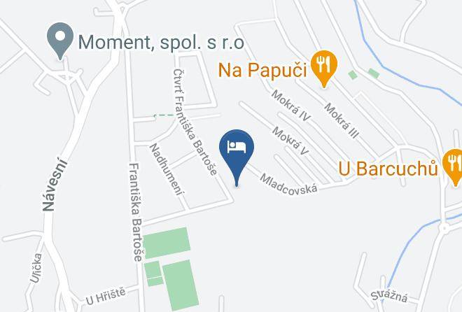 Zlin - Pension Alice Accommodation Zlin Maps