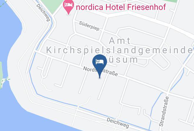 Dithmarschen - Pension Alice Maps