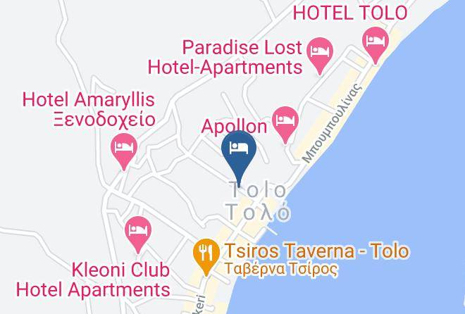 Argolis - Pension Alkistis Maps
