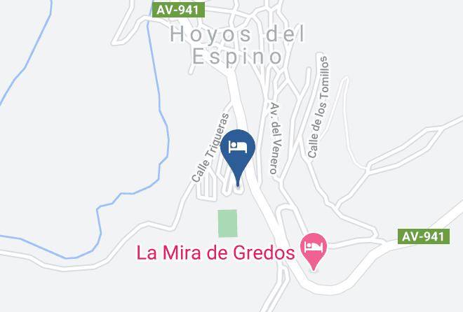 Avila - Pension Almanzor Maps