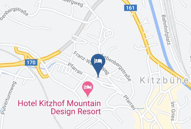 Kitzbuhel - Pension Alpenrose Maps