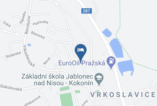 Jablonec Nad Nisou - Pension Alpina Maps