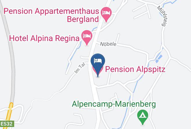 Reutte - Pension Alpspitz Maps