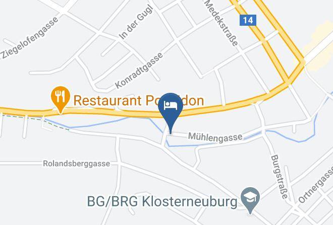 Tulln An Der Donau - Pension Alte Muhle Maps