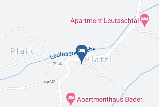 Innsbruck Land - Pension Alte Schmiede Maps