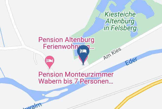 Schwalm Eder Kreis - Pension Altenburg Ferienwohnung Monteurzimmer Bis 30 Personen Maps