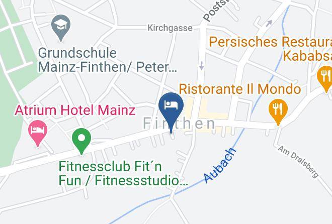 Mainz - Pension Alt Finthen Maps