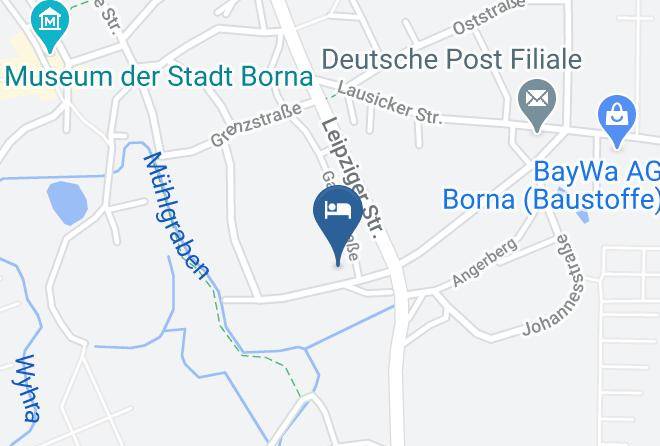 Leipzig - Pension Altstadt Borna Maps