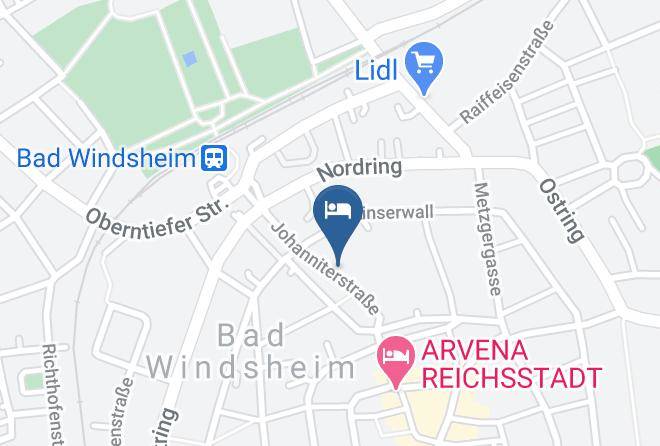 Neustadt An Der Aisch Bad Windsheim - Pension Altstadt Garni Maps