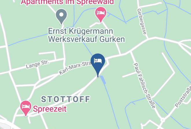 Oberspreewald Lausitz - Pension Am Alten Bauernhafen Maps