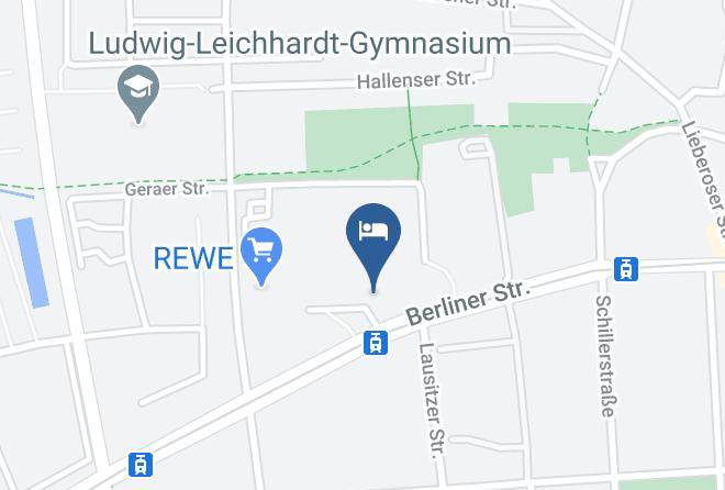 Cottbus - Pension Am Brunschwigpark Maps