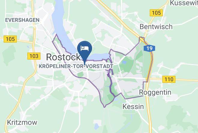 Rostock - Pension Am Doberaner Platz Maps