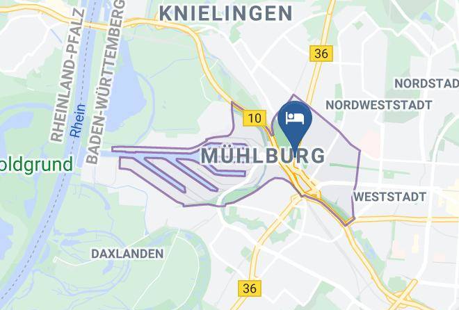 Karlsruhe - Pension Am Entenfang Maps