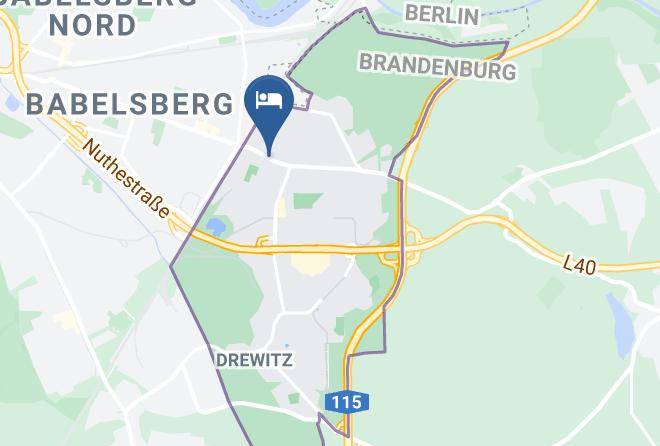 Potsdam - Pension Am Filmpark Maps