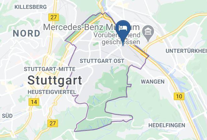 Stuttgart - Pension Am Gaskessel Maps