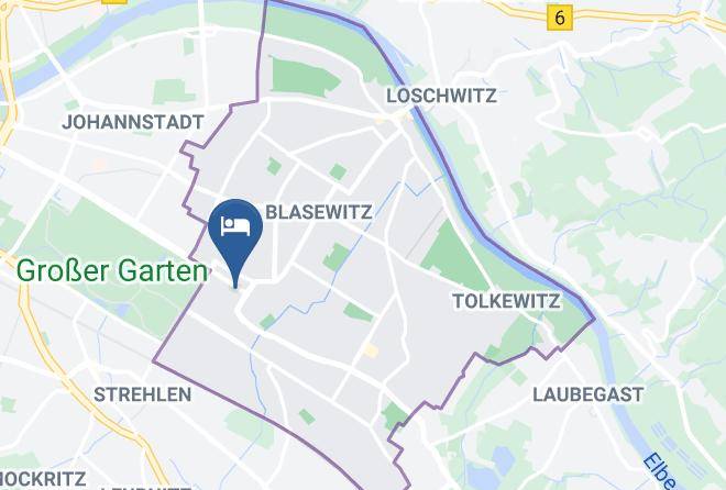 Dresden - Pension Am Grosen Garten Maps