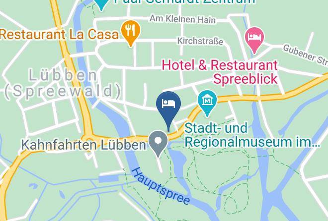 Dahme Spreewald - Pension Am Hafen Fam Matthes Antiquitatenhandel Maps