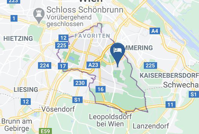 Vienna Favoriten - Pension Am Kurpark Maps