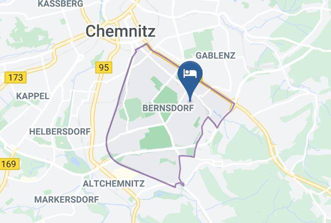 Chemnitz - Pension Am Nelkentor Maps