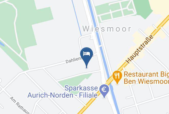 Aurich - Pension Am Nielsenpark Maps