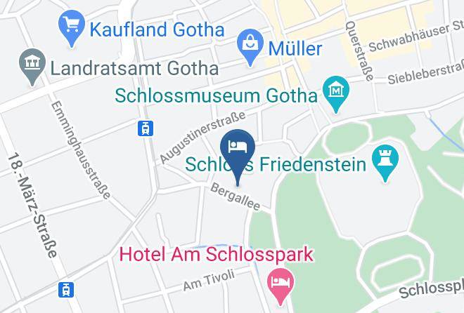 Gotha - Pension Am Schlos Maps
