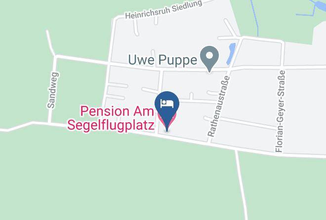 Elbe Elster - Pension Am Segelflugplatz Maps