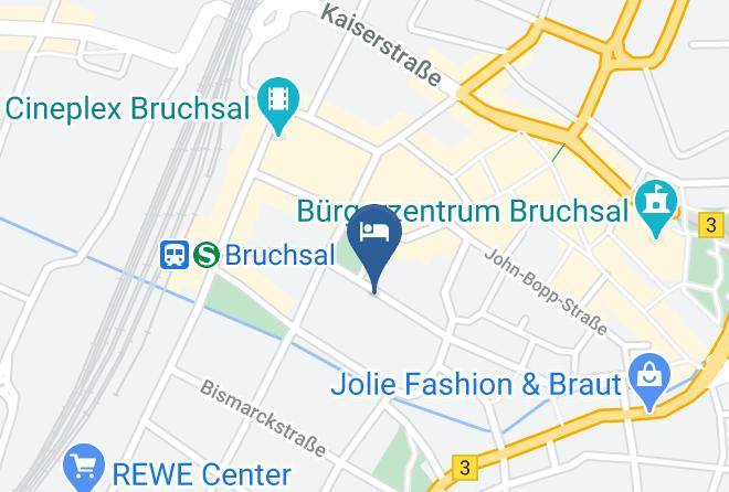 Karlsruhe - Pension Am Stadtgraben Bruchsal Maps