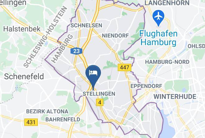 Stadt Hamburg - Pension Am Volkspark Maps