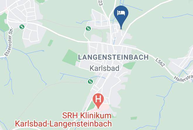 Karlsruhe - Pension Am Waldrand Maps
