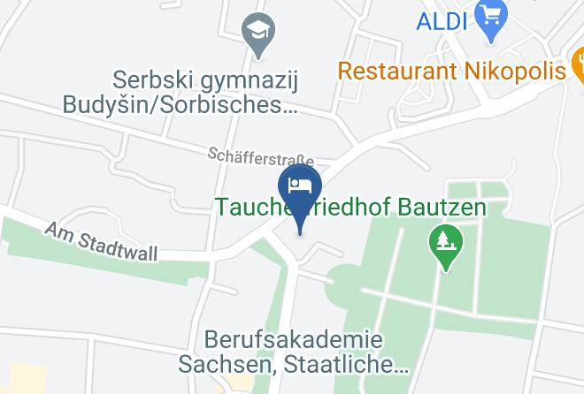 Bautzen - Pension Am Ziegelwall Maps