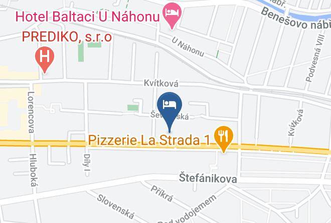 Zlin - Pension Amenity Wellness Maps
