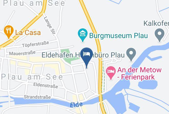 Ludwigslust Parchim - Pension An Der Metow Maps