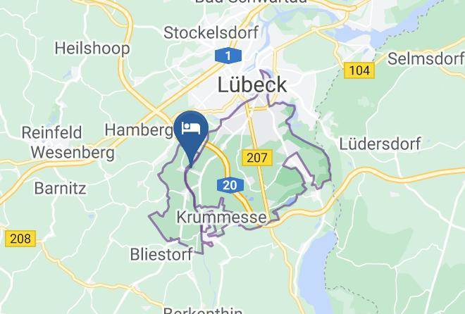 Lubeck - Pension An Der Schleuse Maps