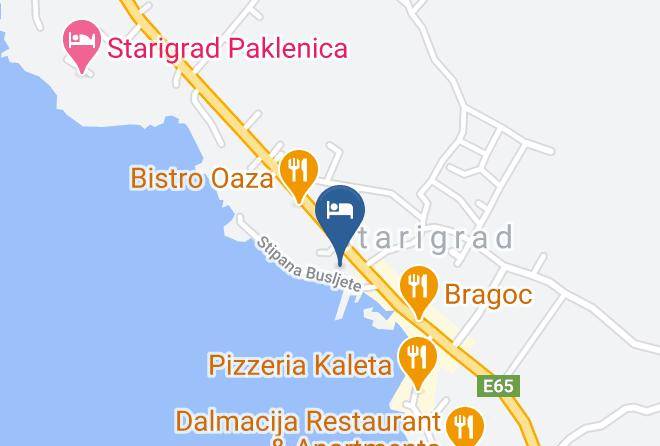 Starigrad - Pension 'andelko' Maps