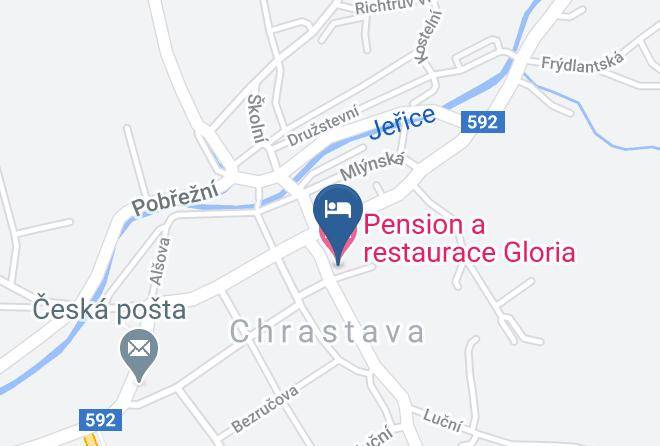 Chrastava - Pension And Restaurant Gloria Maps