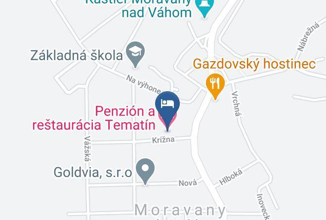 Piestany - Pension And Restaurant Tematin Maps