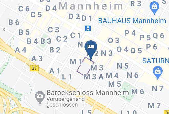 Mannheim - Pension Arabella Maps