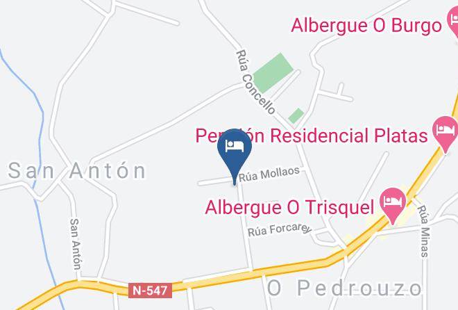 Auna - Pension Arca Maps
