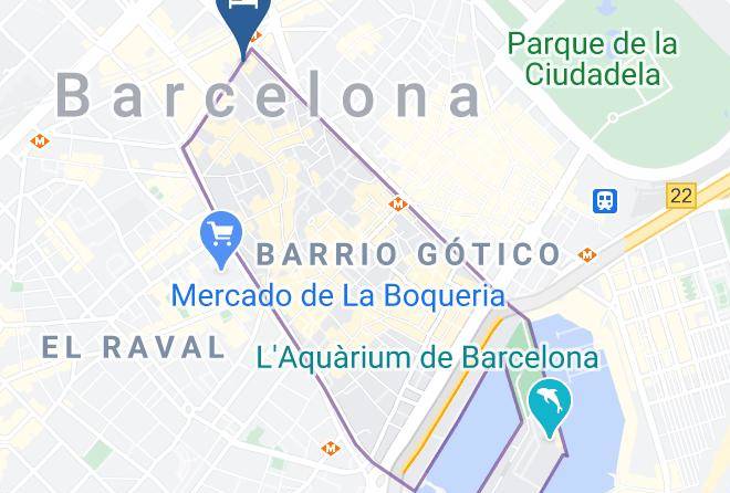 Barcelona - Pension Aris Maps