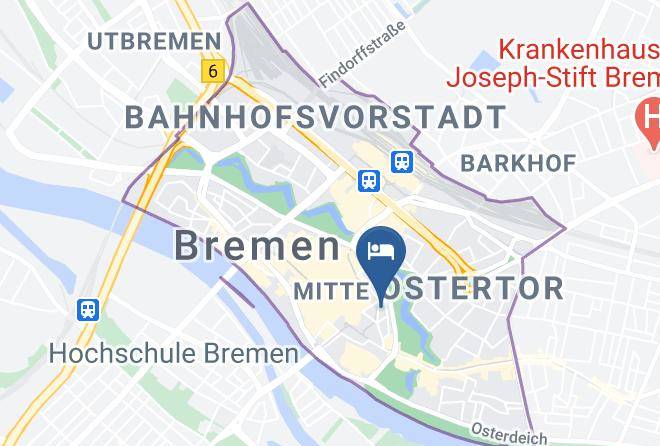 Stadt Bremen - Pension Arte P 73 Maps