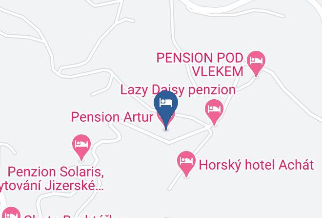 Jablonec Nad Nisou - Pension Artur Maps