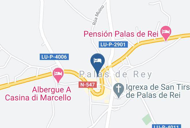 Lugo - Pension As Hortas Maps