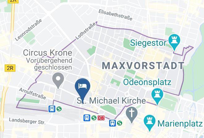 Munich District - Pension Asta Maps