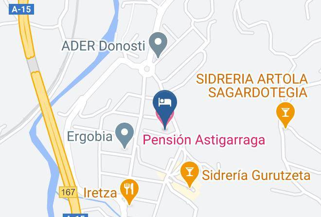 Gipuzkoa - Pension Astigarraga Maps