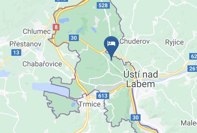 Usti Nad Labem - Pension At The Blacksmith Maps