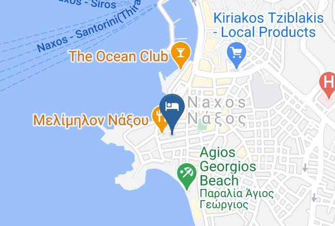 Naxos - Pension Avra Naxos Maps