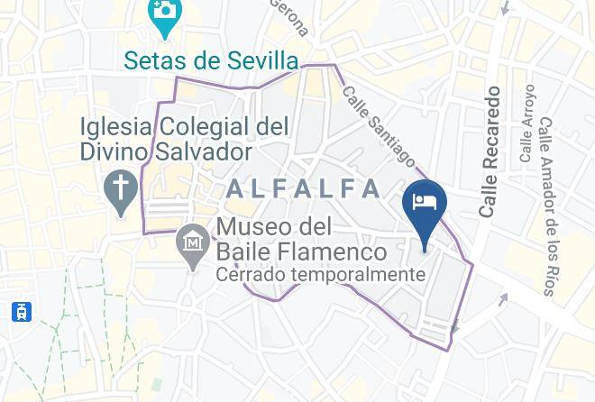 Seville - Pension Azahar Maps