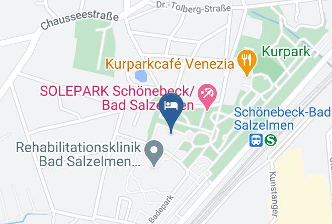 Salzlandkreis - Pension Badepark Maps